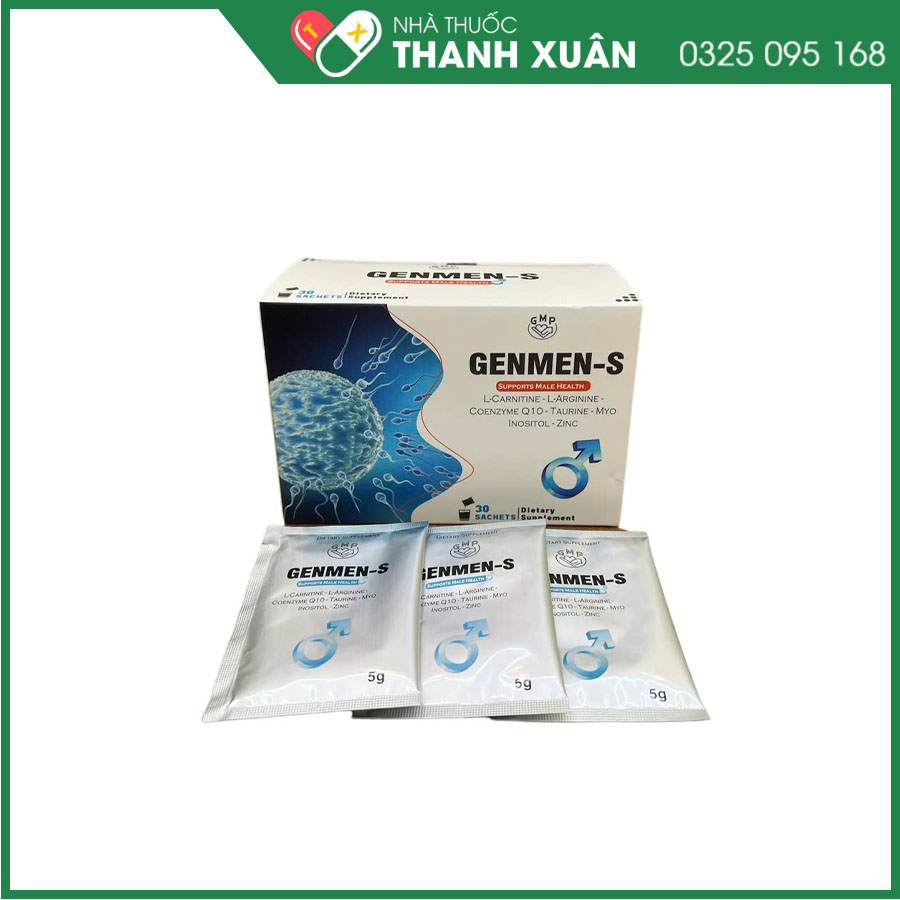 Genmen-S giúp hỗ trợ sinh sản ở nam giới
